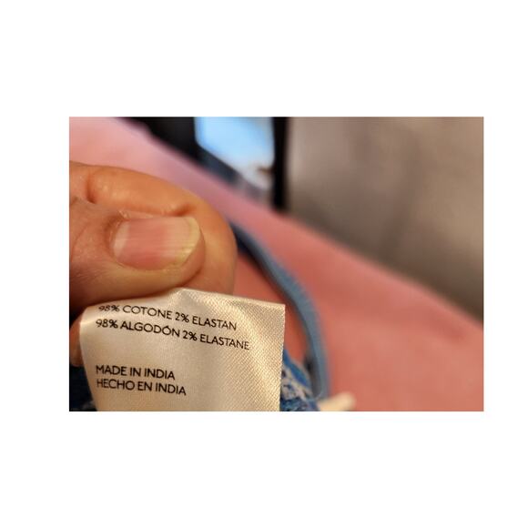 Pilcro by Anthropologie Blue Striped Ribbed Sleeveless Tank‎ Top Size XS NWT Y2K - Picture 4 of 5